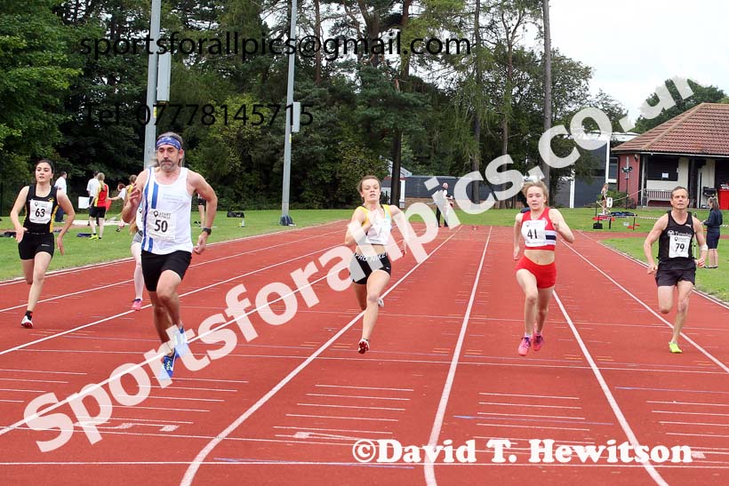 100 metres 07, NECAA Open Meeting, Morpeth, Sunday, March 23rd. David T. Hewitson/Sports for All Pics